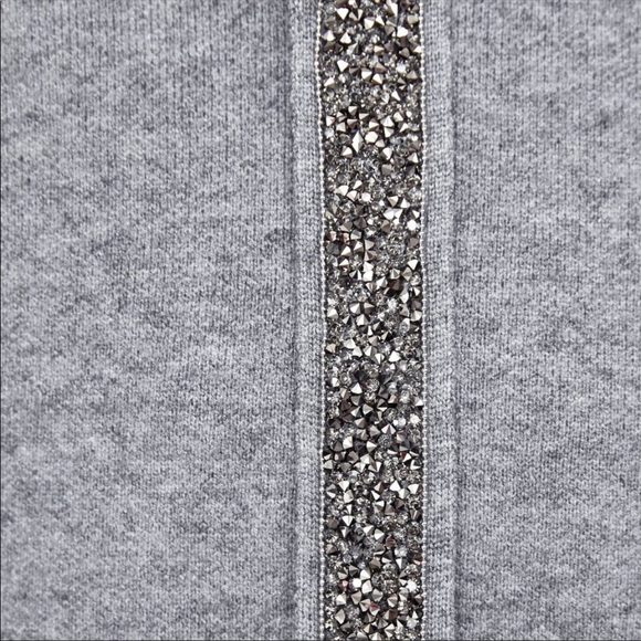 *NEW Zara Gray Knit Hoodie Top - Picture 4 of 8